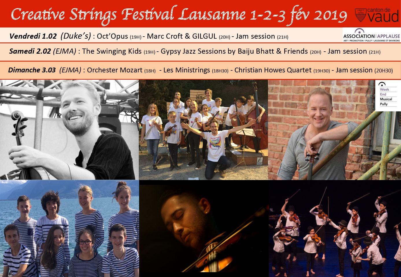 Creative Strings Festival last avec logos